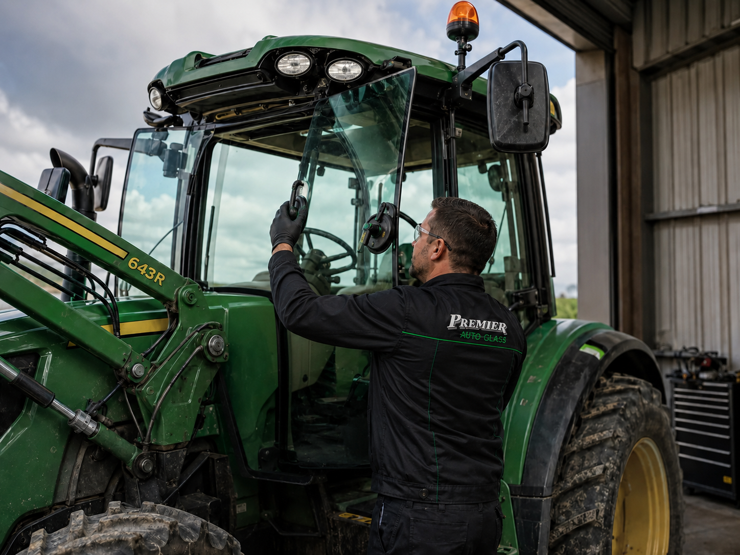 Heavy equipment and farm glass service